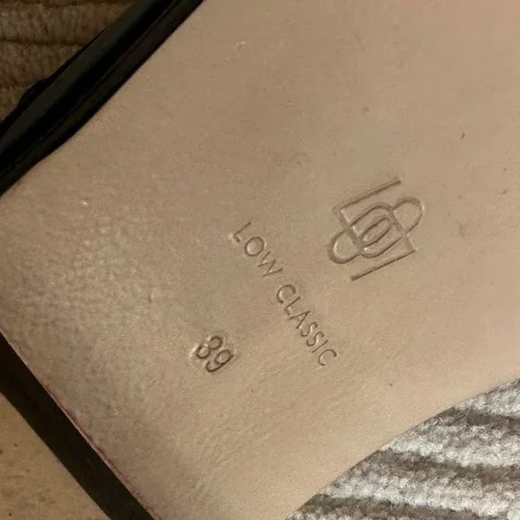 Low Classic Black Leather Oxford Shoes size 39 - Picture 7 of 8